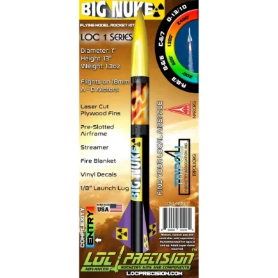 Loc 1 series Big Nuke Model Rocket