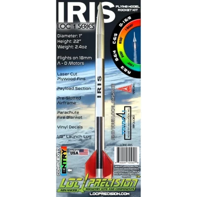 Loc 1 Series Iris Model Rocket Kit