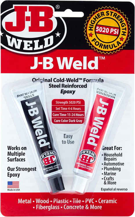 J-B Weld Original cold-weld steel reinforced